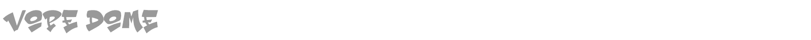 Vope Dome font preview